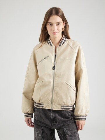 iets frans Tussenjas in Beige: voorkant