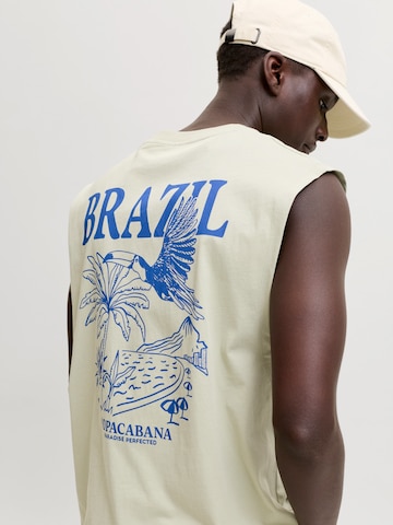 T-Shirt 'JORSUN' JACK & JONES en gris