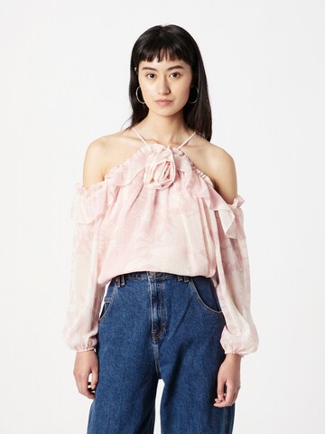 River Island Blouse in Roze: voorkant