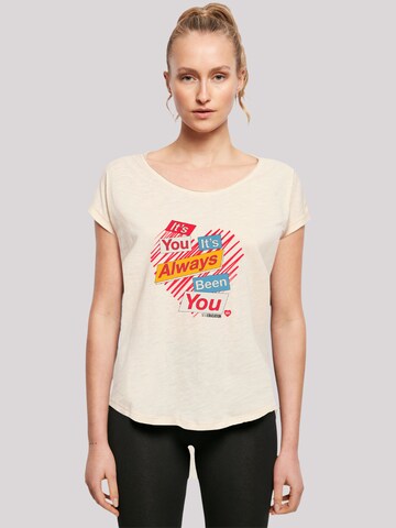 F4NT4STIC T-Shirt 'Sex Education It's Always You Netflix TV Series' in Beige: predná strana