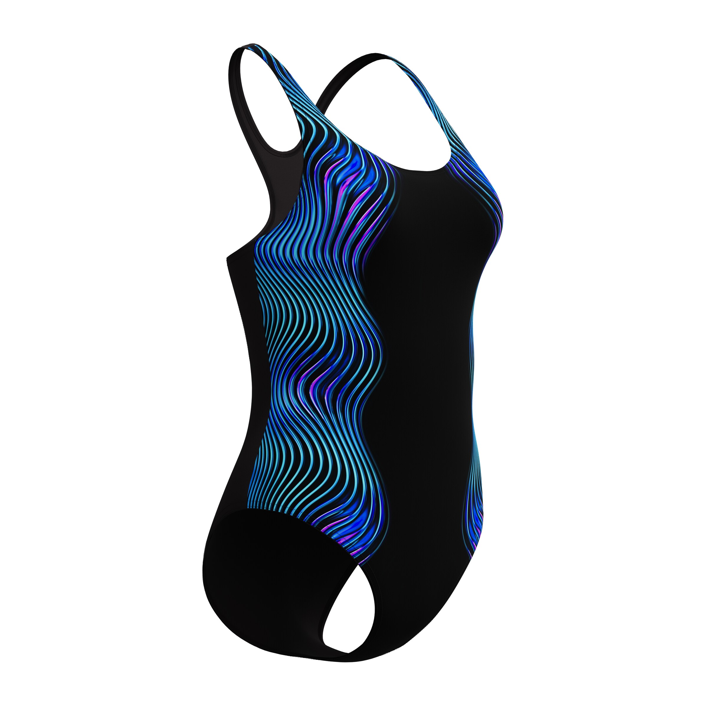 SPEEDO Sportbadeanzug in Schwarz