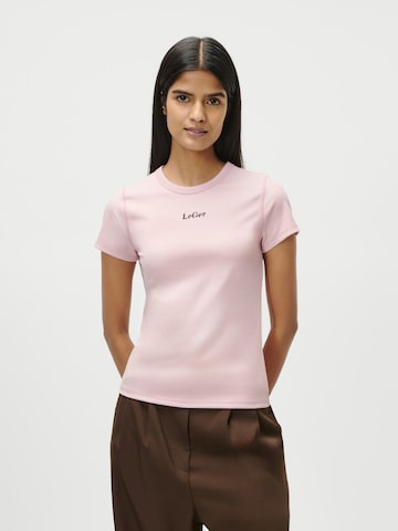 T-shirt 'Simone' LeGer by Lena Gercke en rose : devant