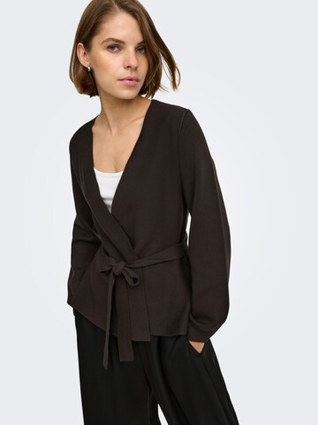 ONLY Knit cardigan 'ONLElea' in Brown: front