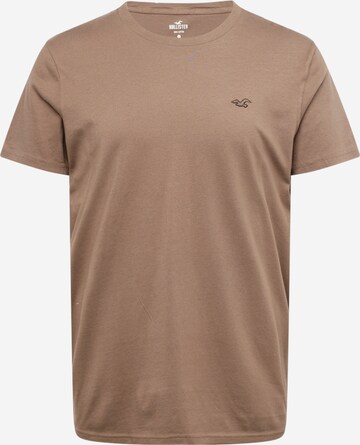 HOLLISTER Shirt in Brown: front