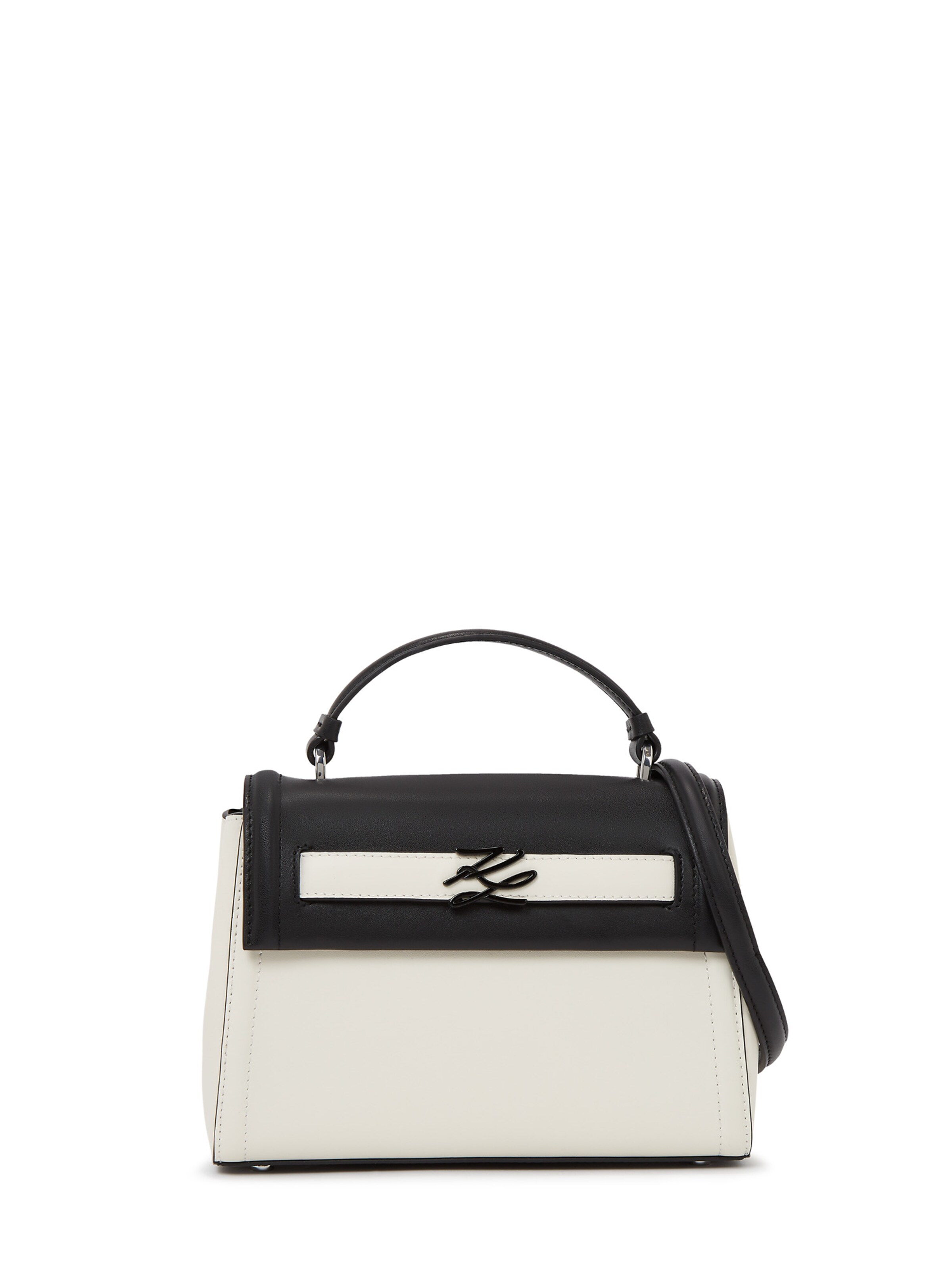 fekete Karl Lagerfeld Kézitáska ' K/AUTOGRAPH COLOR-BLOCK ', Termék nézet