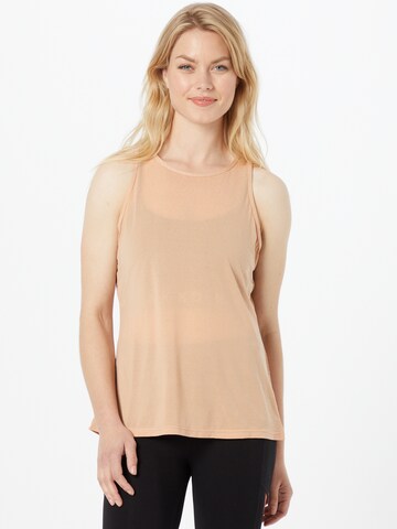 Athlecia Sports Top 'Mota' in Brown: front