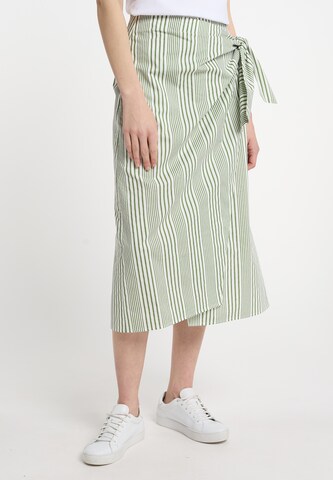 DreiMaster Maritim Skirt in Green: front