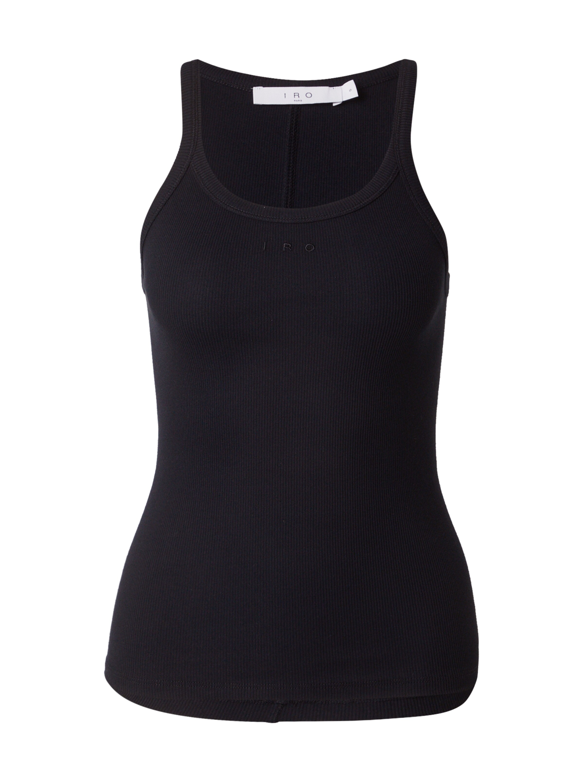 IRO Top in Schwarz: Vorderseite