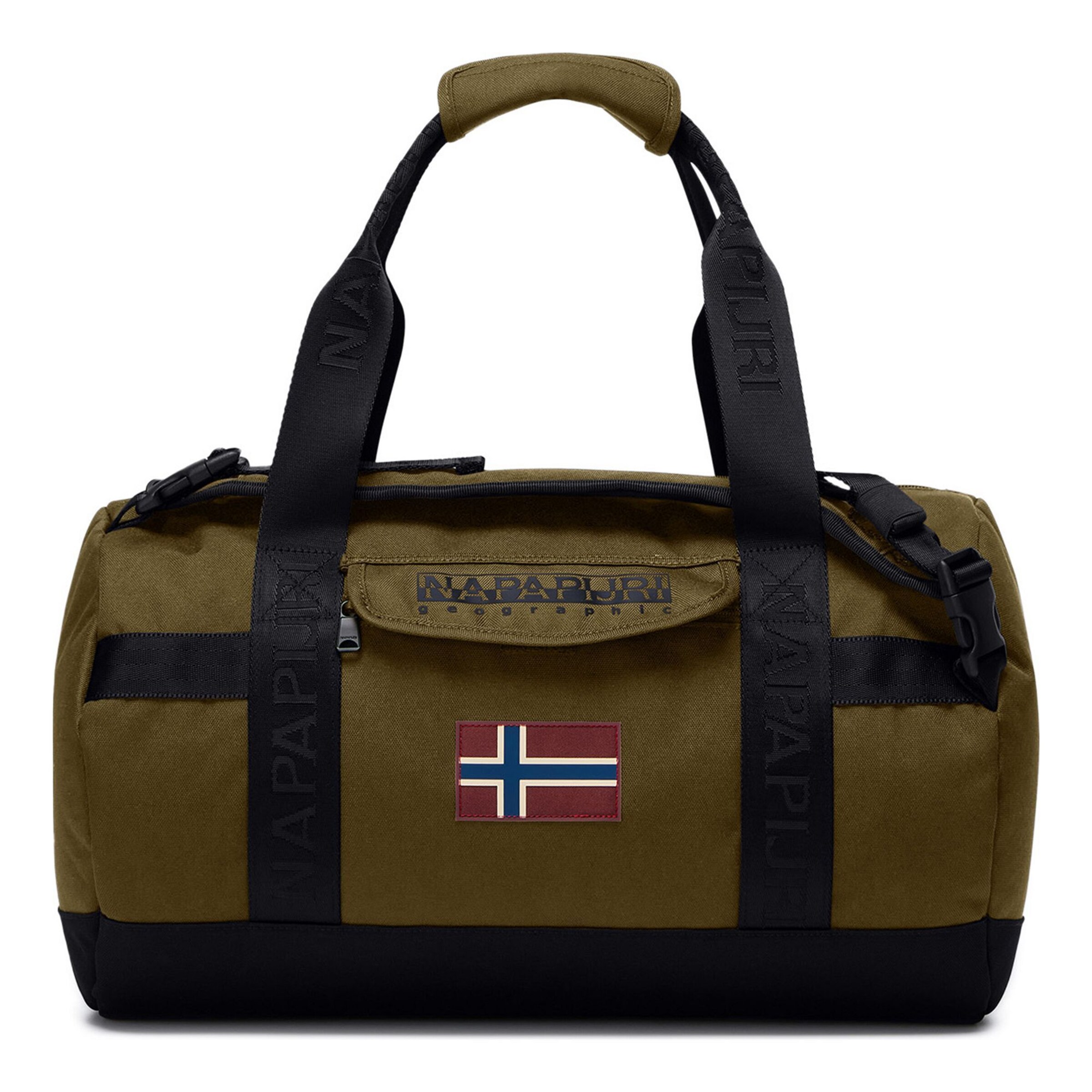 NAPAPIJRI Travel bag in Olive / Red / Black / White, Item view