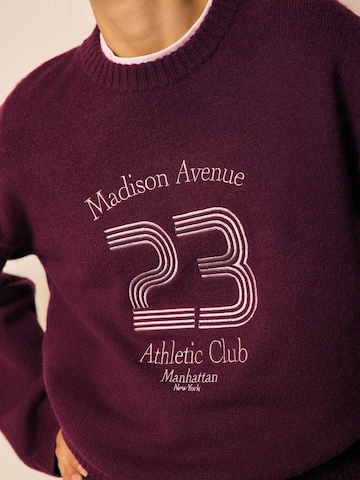 Next Pullover i rød