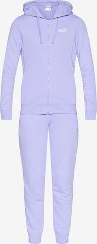 PUMA Trainingsanzug in Lila: Vorderseite