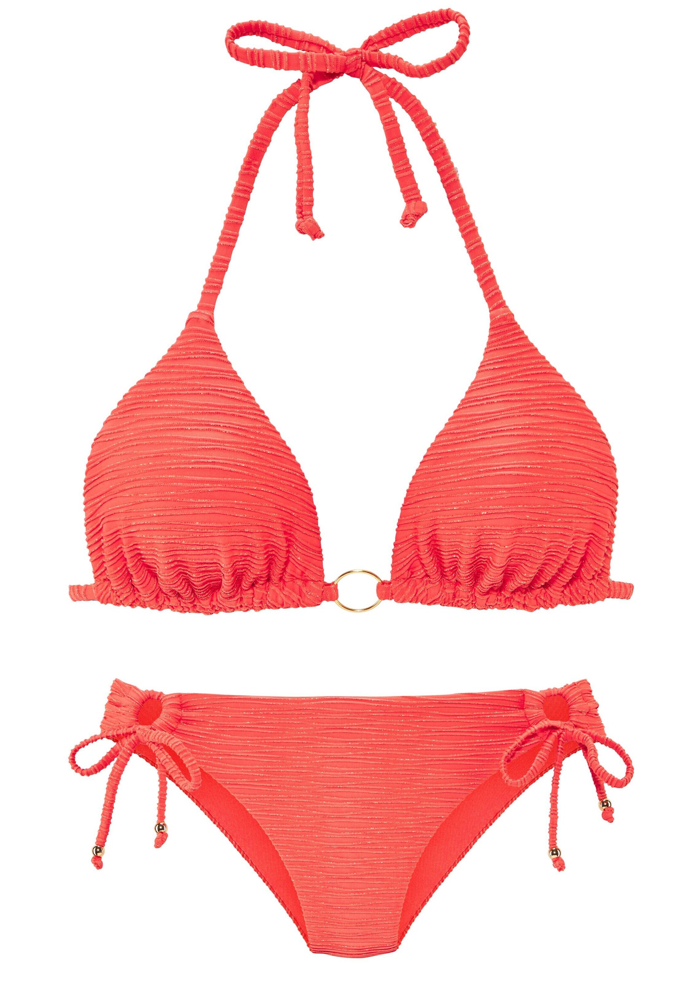 LASCANA Triangel Bikini in Orange: Vorderseite