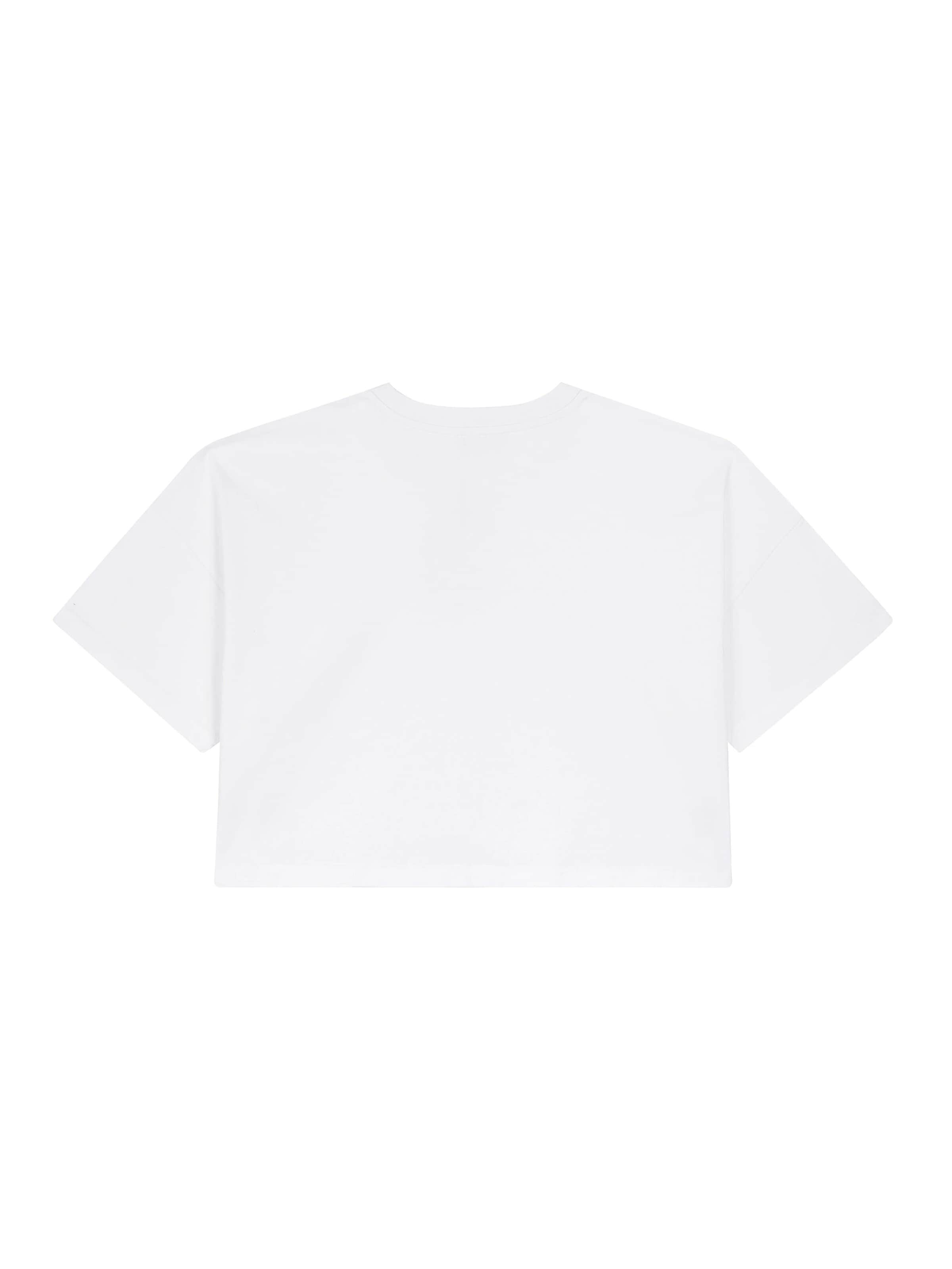 Pacifique Sud T-shirt 'Bloom' i vit