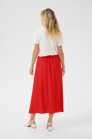 Jupe 'Lori' Cream en rouge