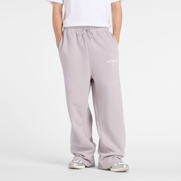 new balance Workout Pants 'Trackside Fleece Pant' in Grey: front