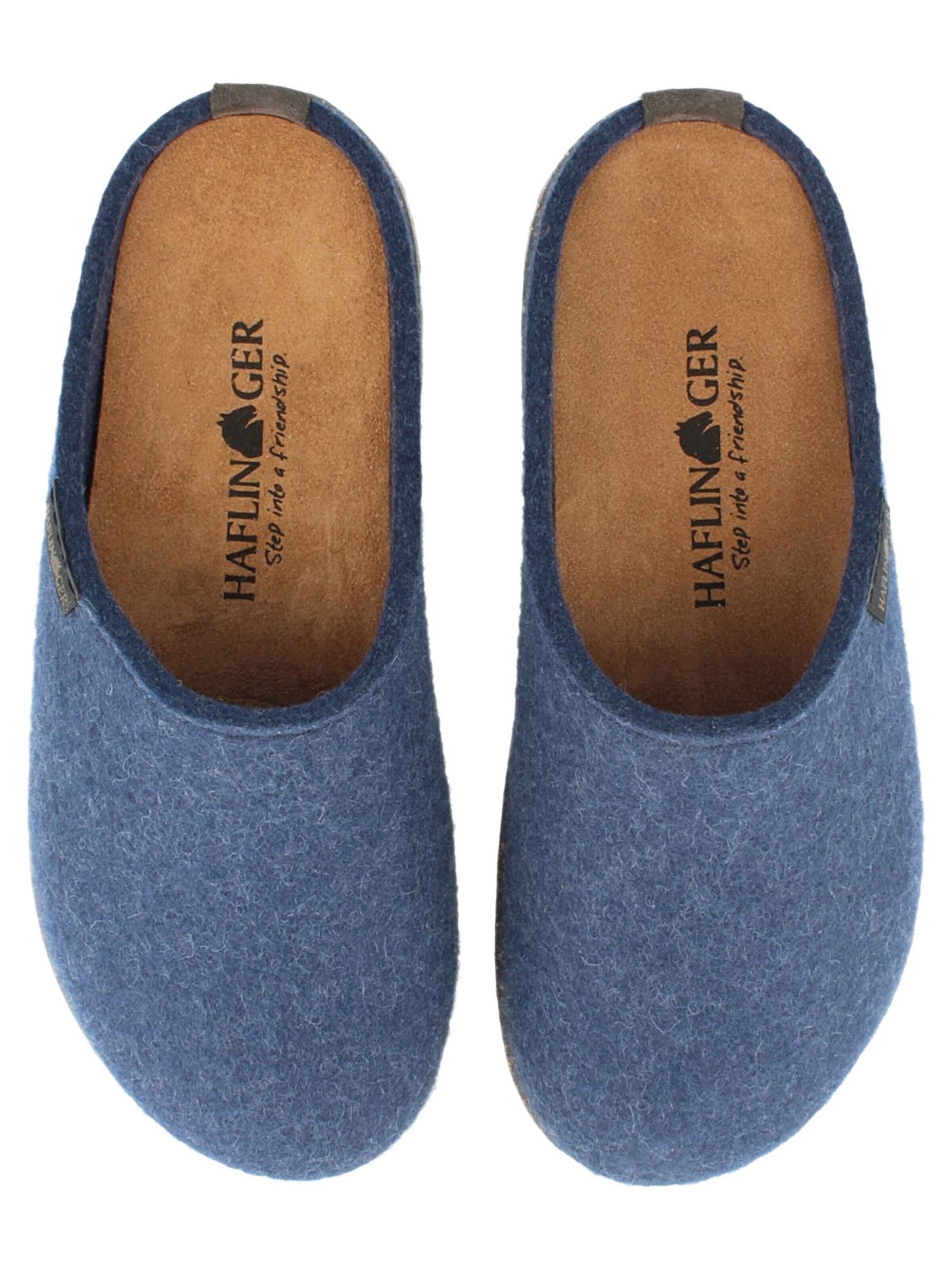 HAFLINGER Clogs 'Manhattan' in Blauw