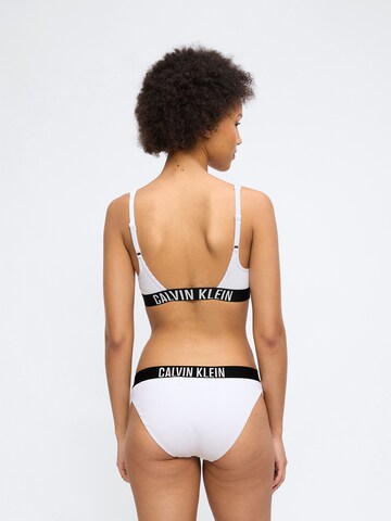 Bustier Hauts de bikini 'Intense Power' Calvin Klein Swimwear en blanc
