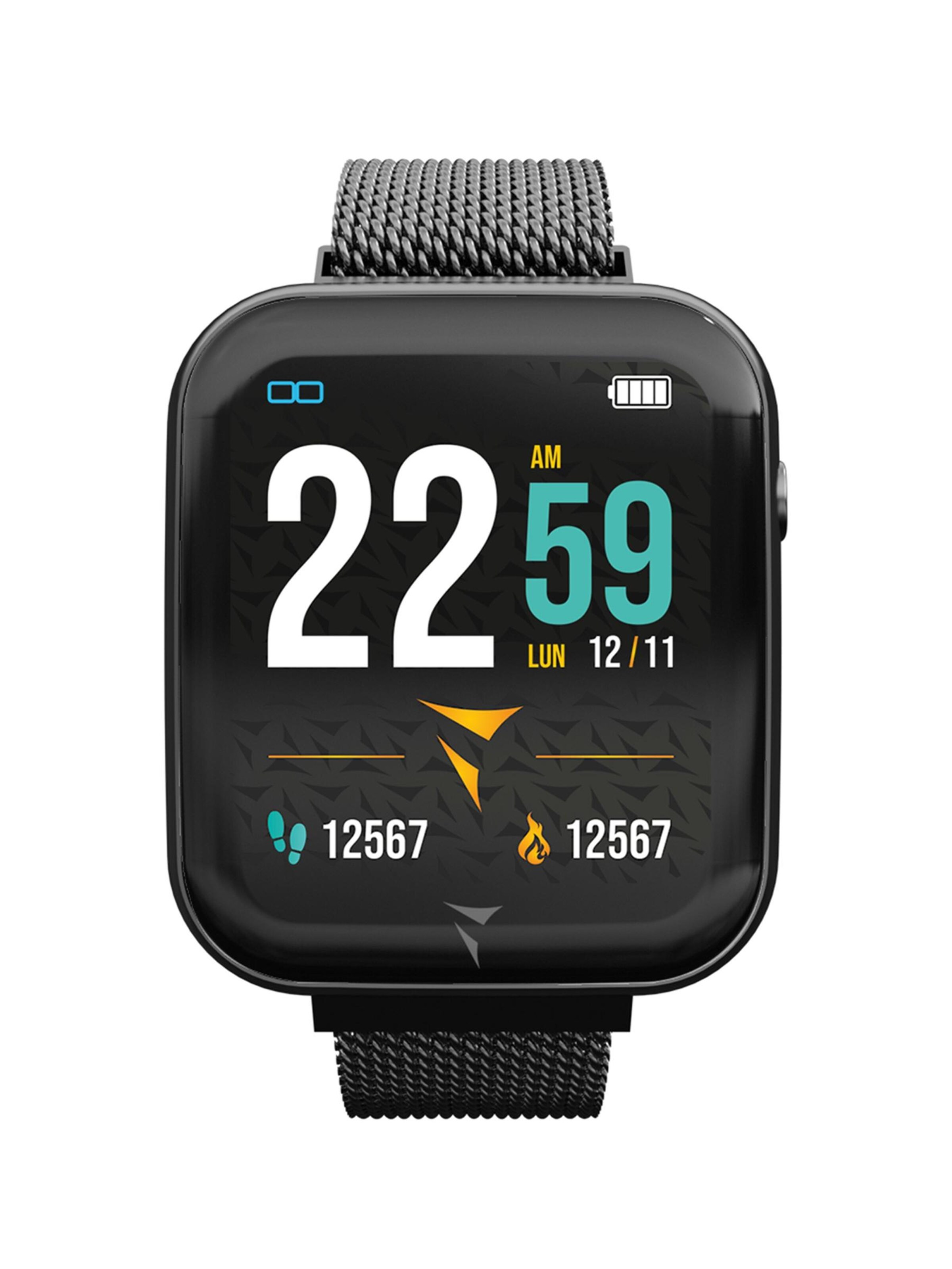 Techmade Digitaluhr 'TALK'‌‌‌‌‌‌‌ in Schwarz: Vorderseite