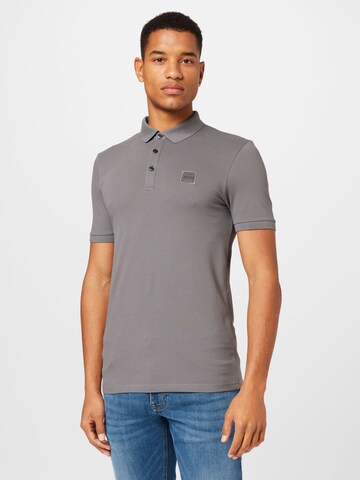 BOSS Orange Shirt 'Passenger' in Grey: front