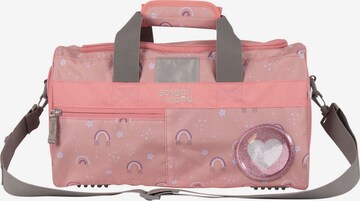 School-Mood Sports Bag in Pink: front