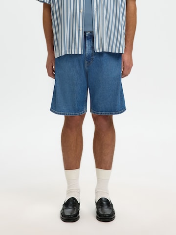 Regular Jean SELECTED en bleu