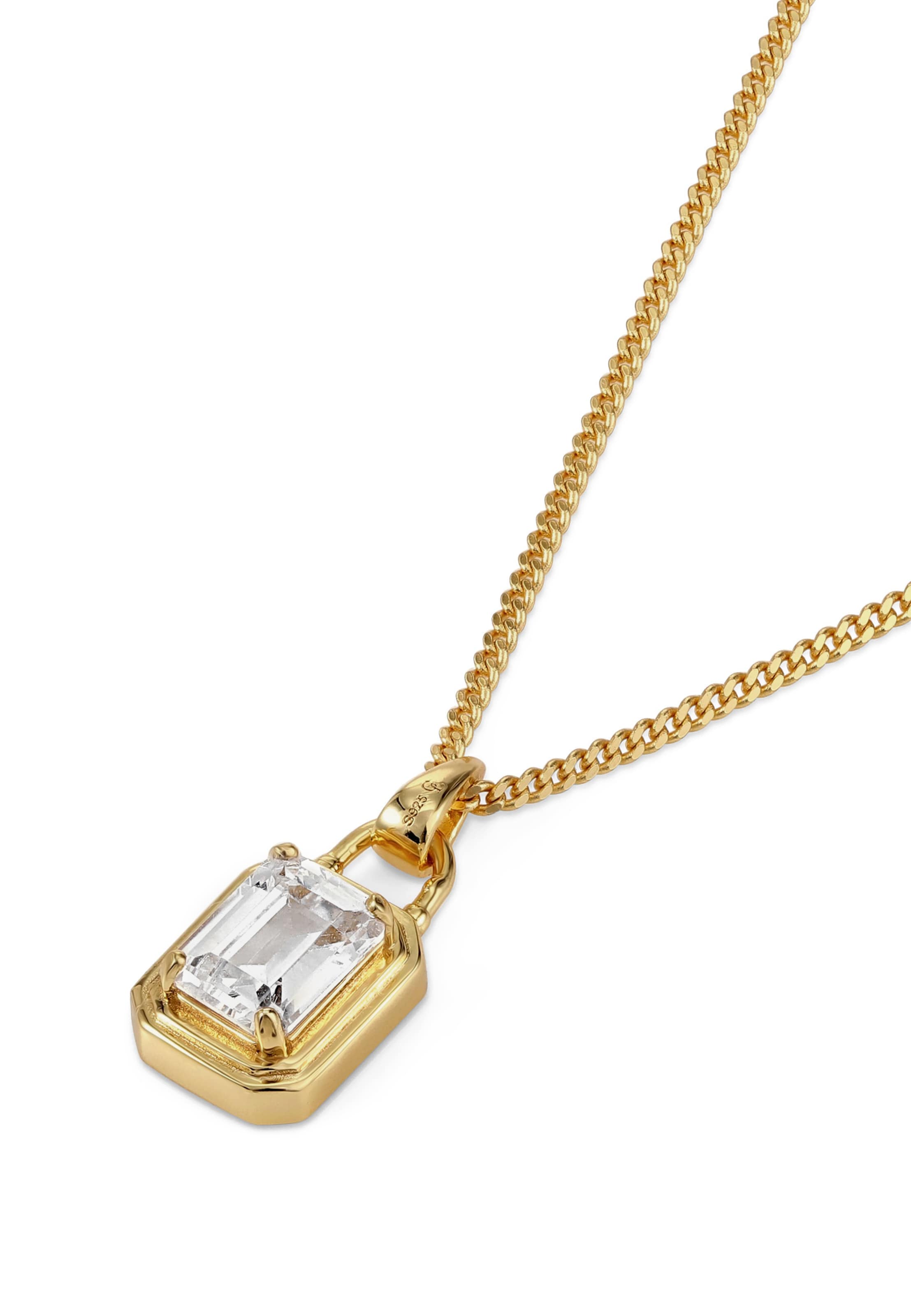 Commen Lines Necklace in Gold