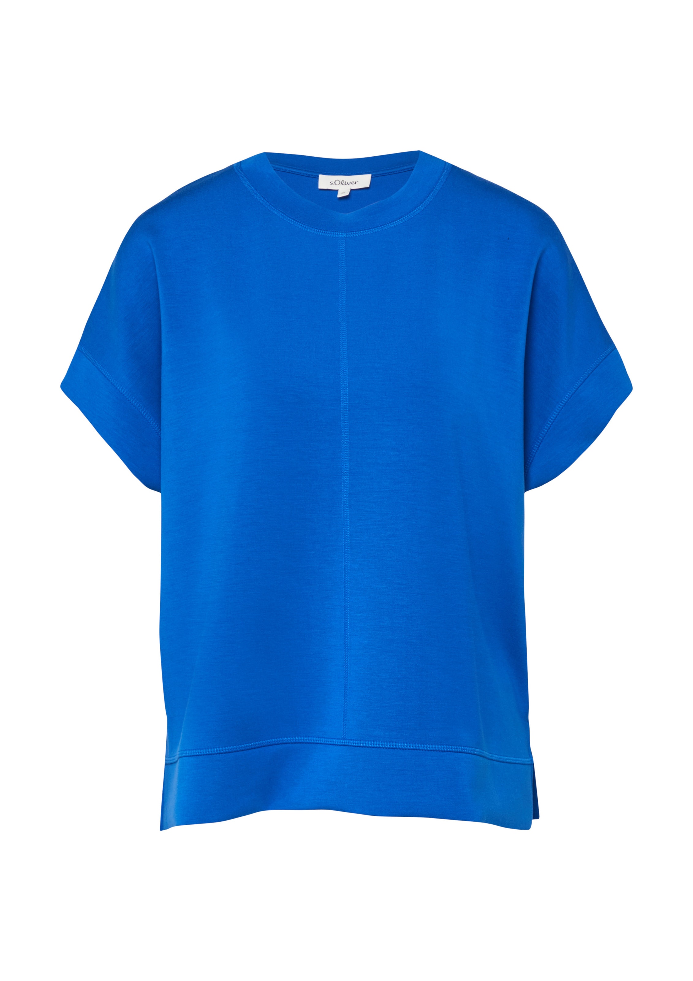 Sweat-shirt s.Oliver en bleu : devant