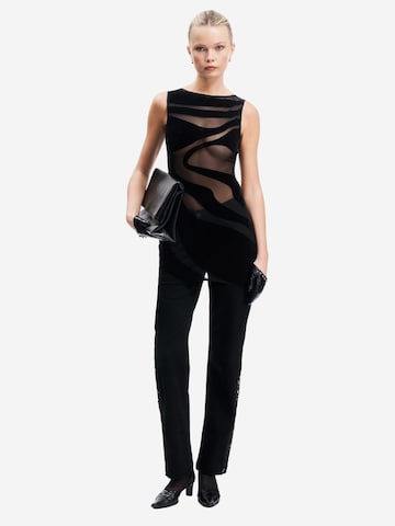 OW Collection Top  'Silla' in Schwarz
