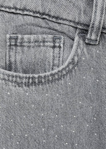 MANGO TEEN Regular Jeans 'Strasstg' in Grau