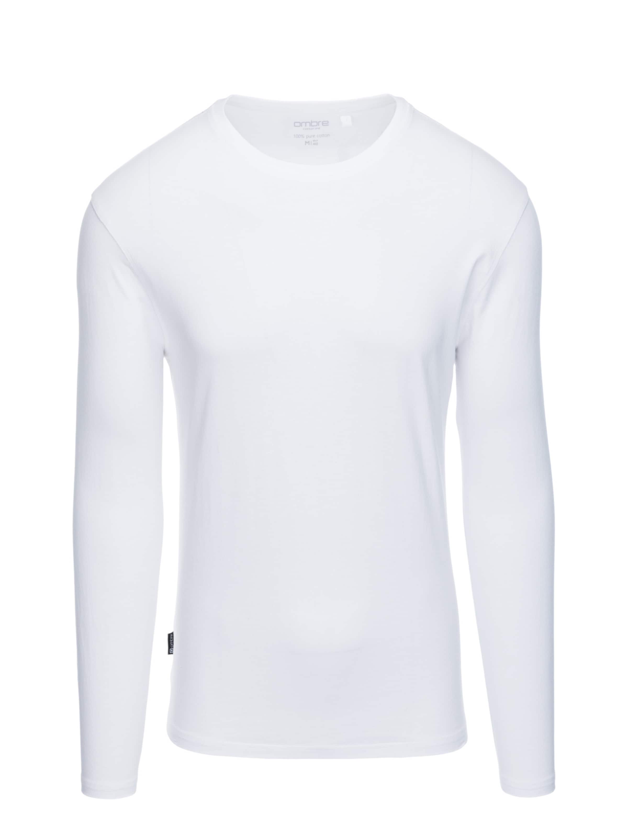 T-Shirt Ombre en blanc : devant