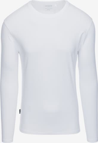 Ombre Shirt in White: front