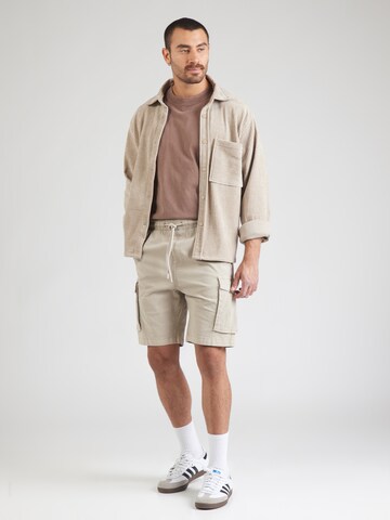 Regular Pantalon cargo QS en beige