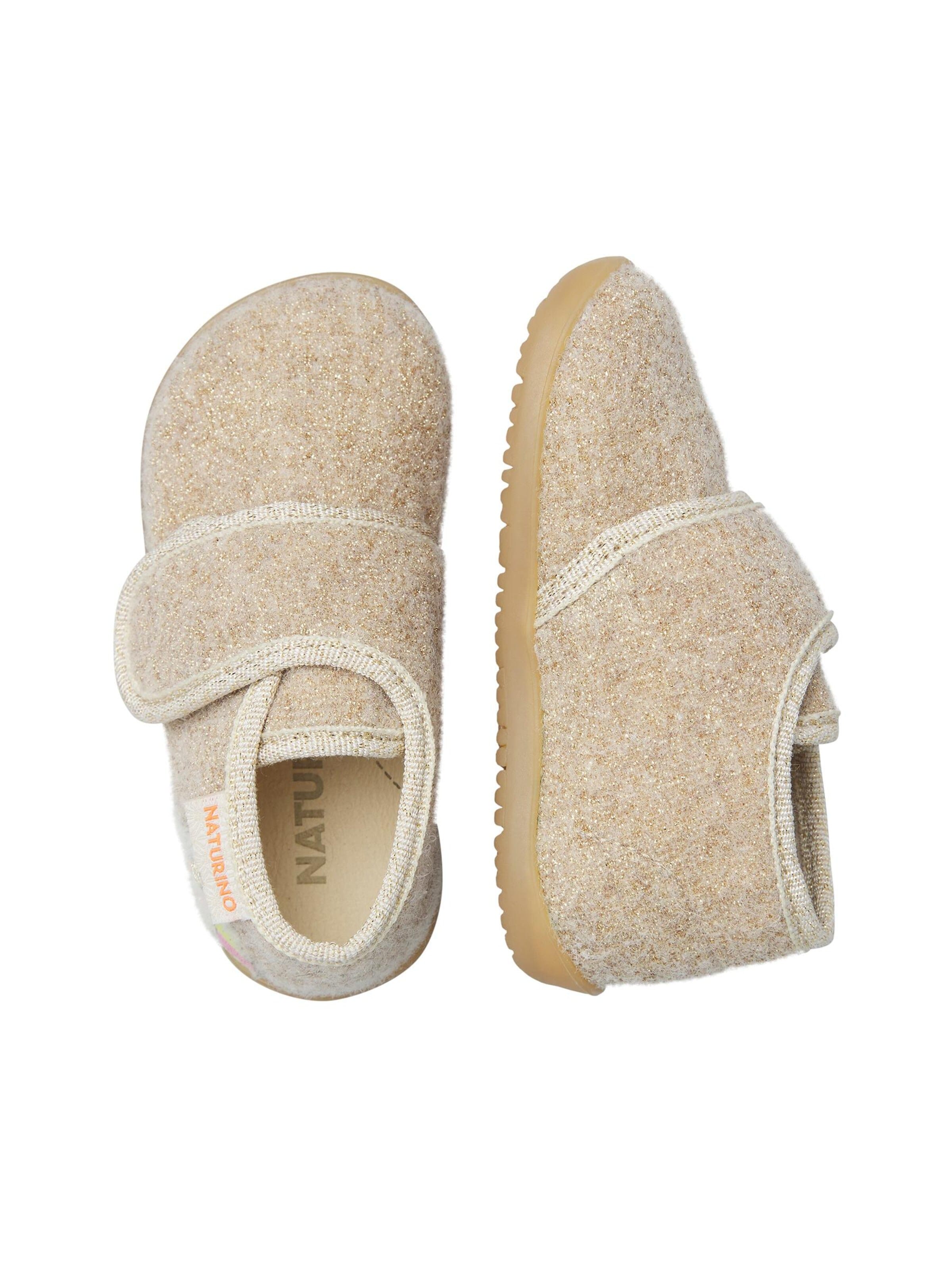NATURINO Slipper 'CLOOPA' in Gold