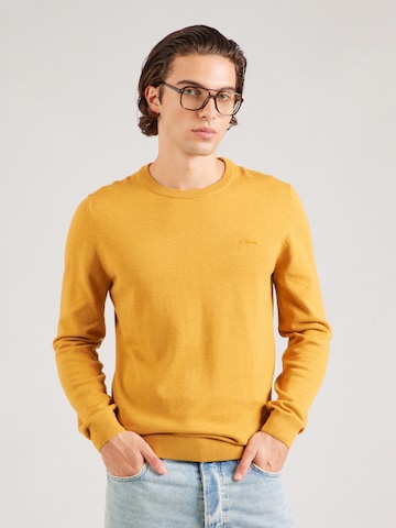 Pull-over s.Oliver en jaune : devant