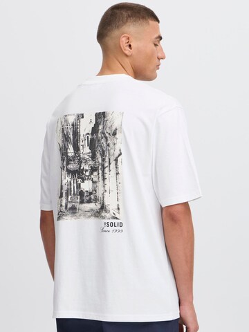 !Solid Shirt ' SDBILOP ' in Wit: voorkant