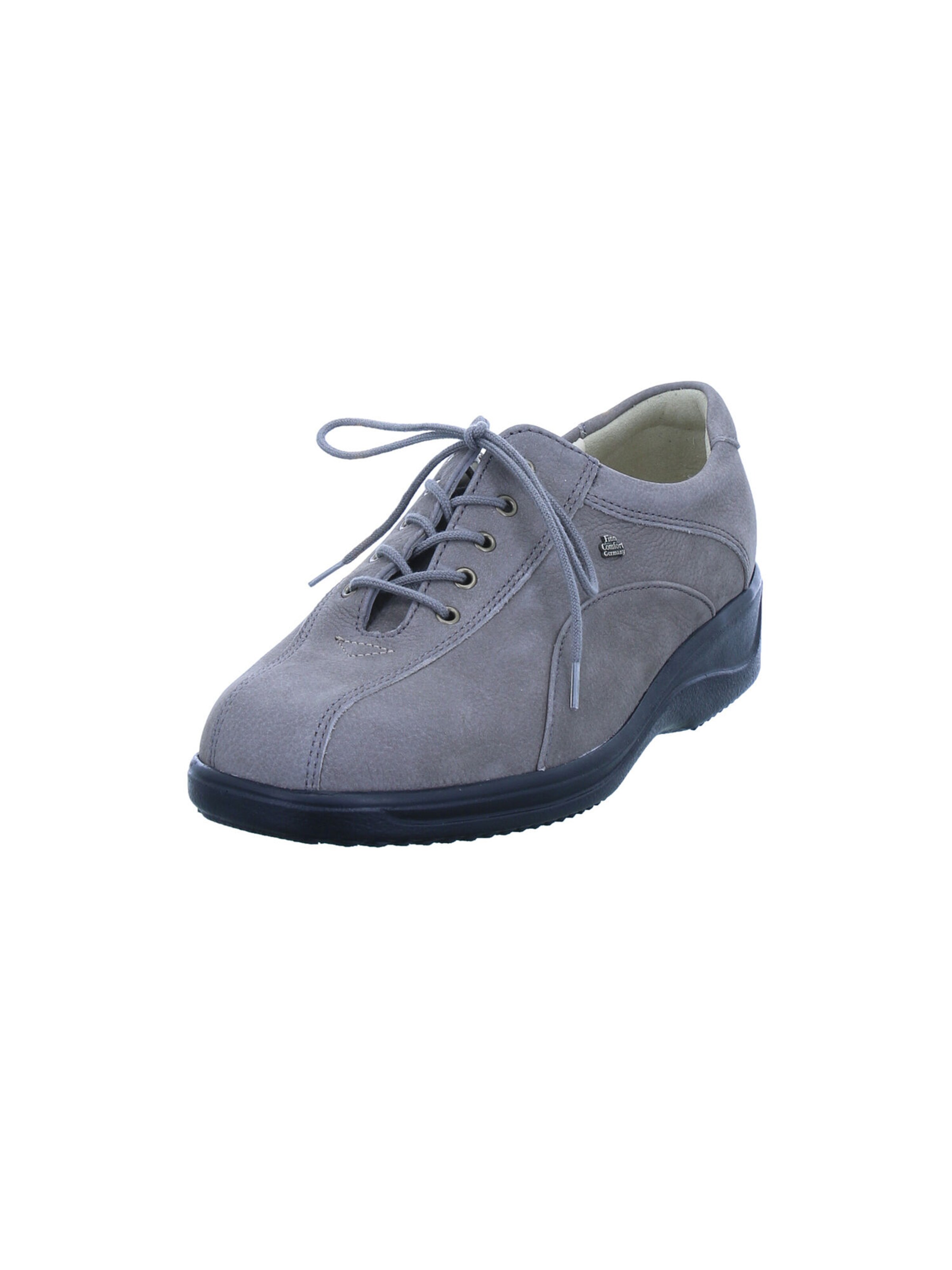 Finn Comfort Lace-Up Shoes 'Oviedo' in Grey: front