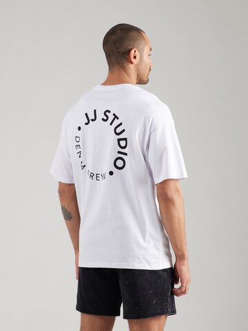 JACK & JONES - Camiseta 'JJCRINKLE' en blanco: frente