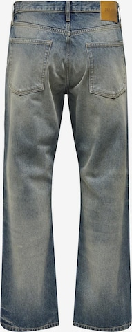 Only & Sons Wide Leg Jeans 'FADE' in Blau