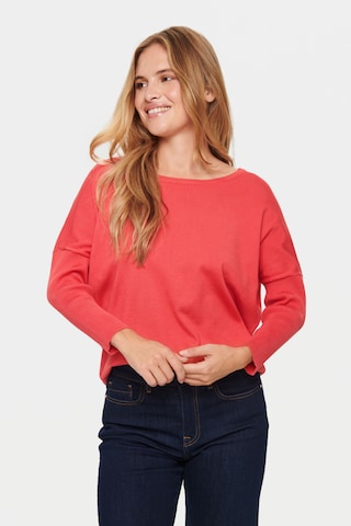 Pull-over 'Mia' SAINT TROPEZ en rouge : devant