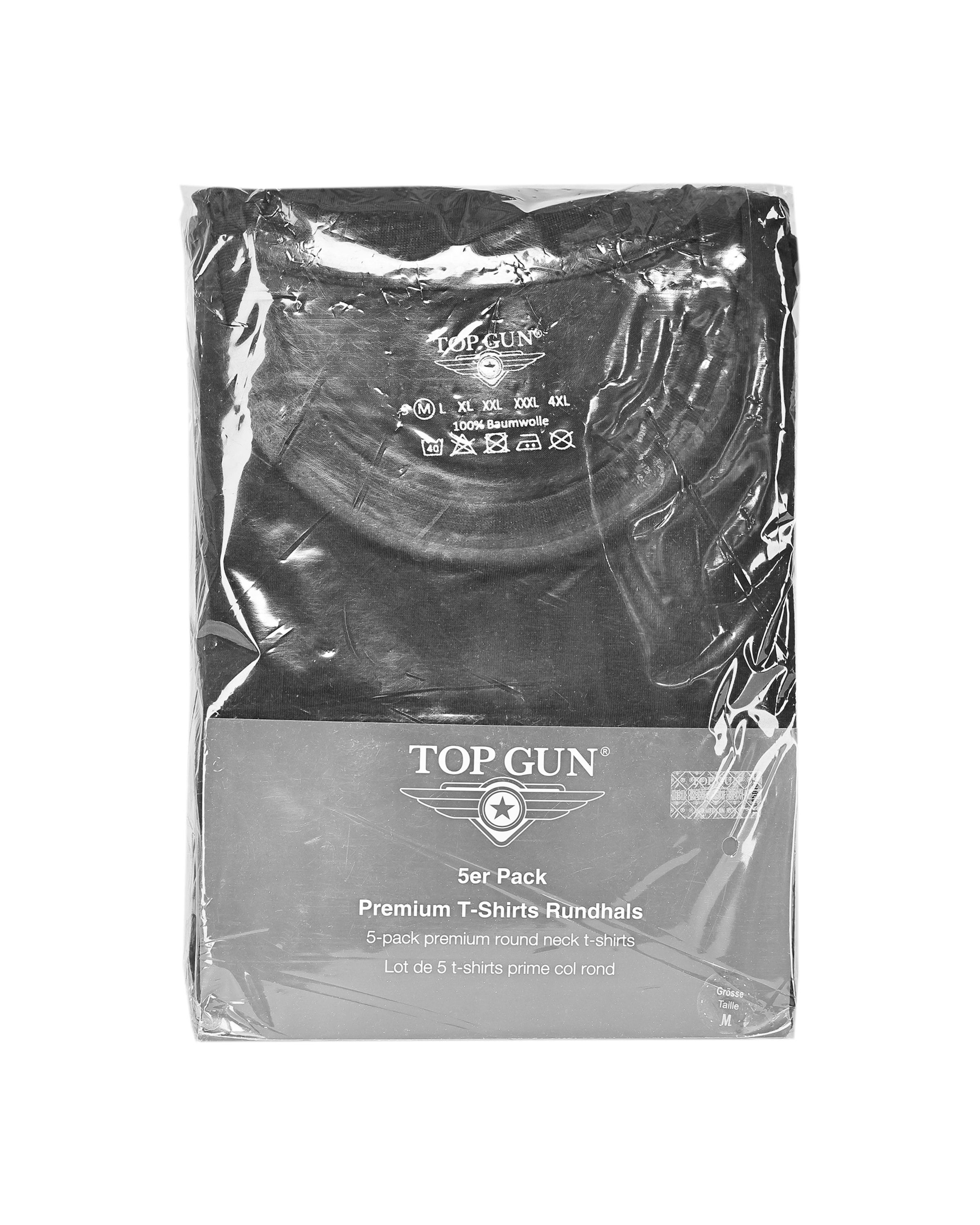 TOP GUN T-Shirt ' TG20213030 ' in Schwarz