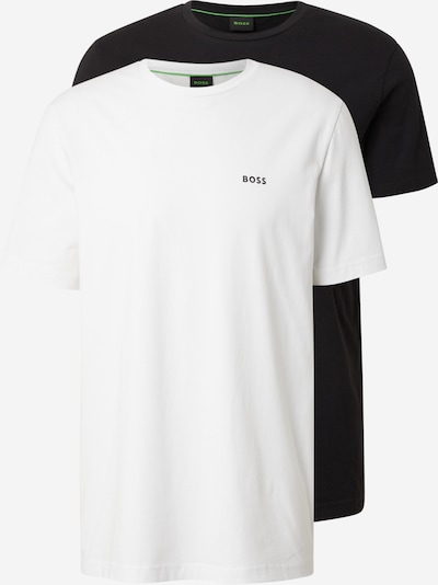 BOSS T-Shirt en noir / blanc, Vue avec produit