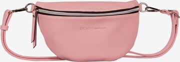 TOM TAILOR DENIM Fanny Pack 'Rosie' in Pink: front