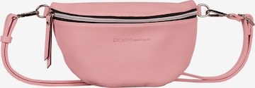 TOM TAILOR DENIM Fanny Pack 'Rosie' in Pink: front