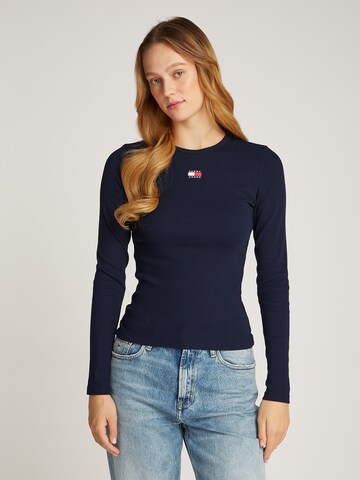 Tommy Jeans Tričko – modrá: přední strana