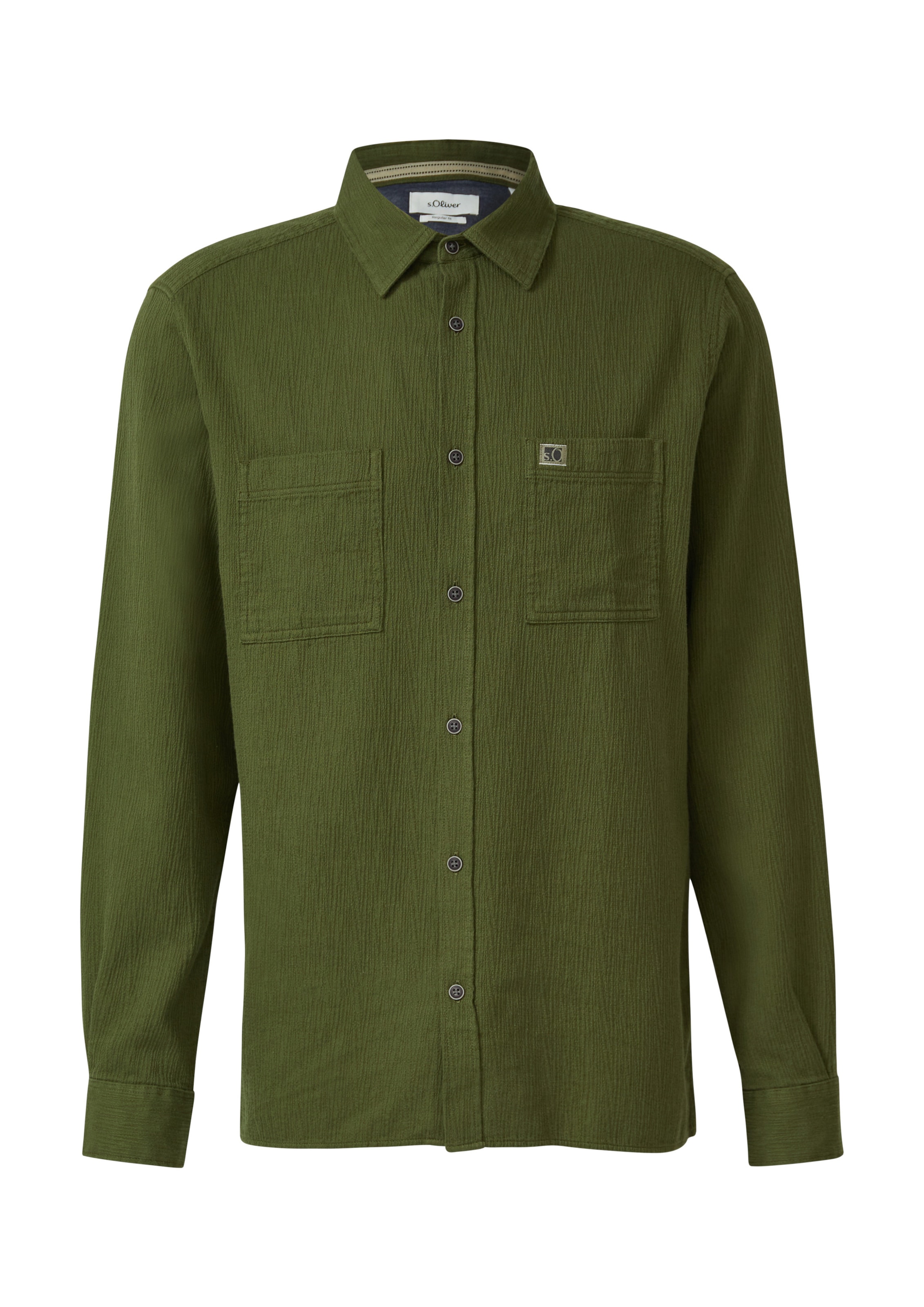 s.Oliver Hemd in oliv, Produktansicht