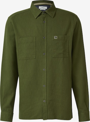 s.Oliver Regular Fit Hemd in Grün: Vorderseite