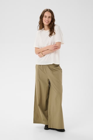 CULTURE Wide Leg Hose 'Jila Olena ' in Grün