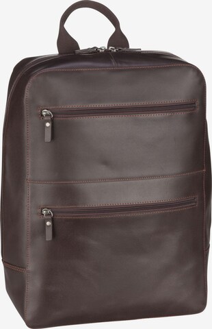 LEONHARD HEYDEN Backpack in Brown: front