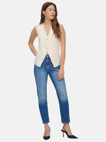 ONLY Suit vest 'ONLY ONLTILA LIFE S/L WAISTCOAT TLR GILET' in Beige