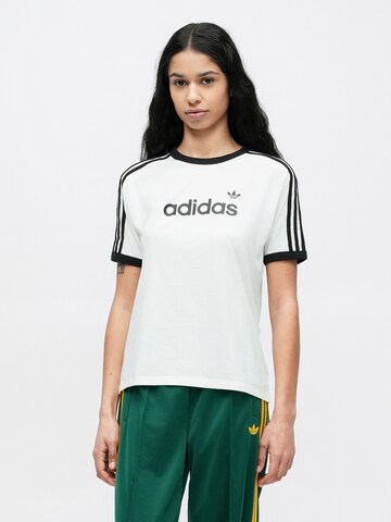 ADIDAS ORIGINALS Majica 'LINEAR' | bela barva